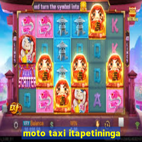 moto taxi itapetininga